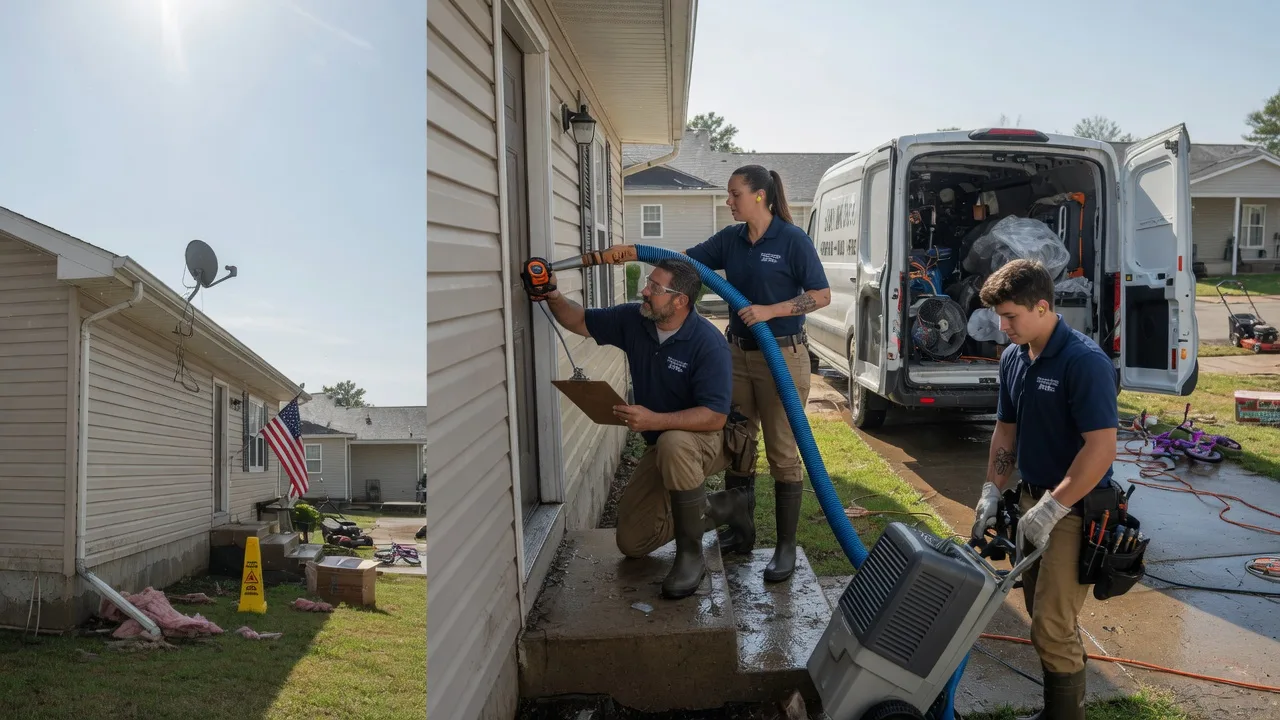 Ceiling Water Damage Restoration in Robbins, CA near me